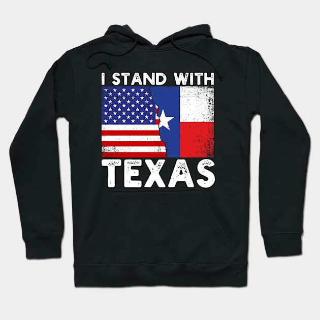 Pro Trump | I Stand With Texas Hoodie by GreenCraft